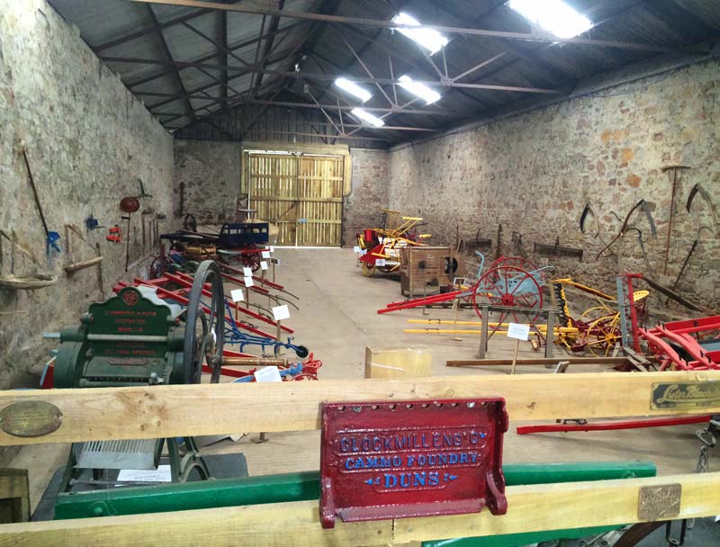 Inside Hay Farm - horse-drawn machinery